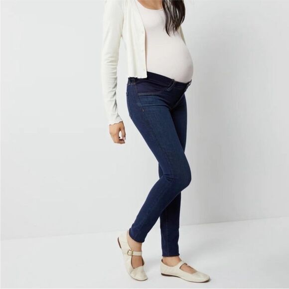 BRAND Mama J Side Panel Super Skinny Maternity Jeans Size 30 - Picture 1 of 13